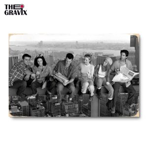 Wooden Poster "Friends"