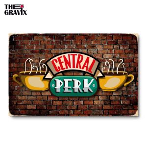 Дерев'яний Постер "Друзі Central Perk"