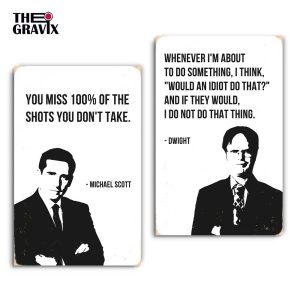 Дерев'яні Постери "The Office" 2 шт