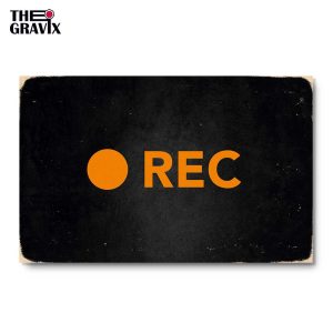 Деревянный Постер "REC"