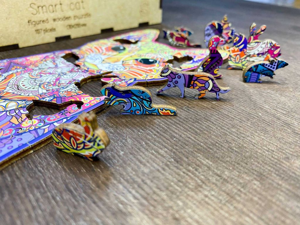 Как изготавливают деревянные пазлы