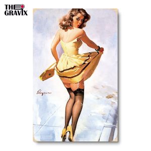 Деревянный Постер "Pin Up Girl №3"