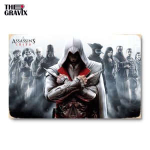Деревянный Постер "Assasins Creed"