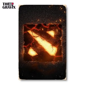 Деревянный Постер "DOTA"