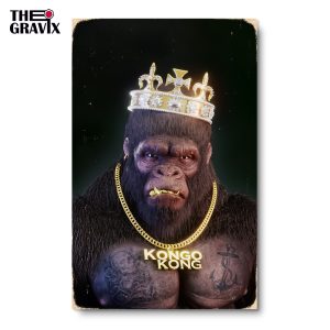 Дерев'яний Постер "KONGO KONG"