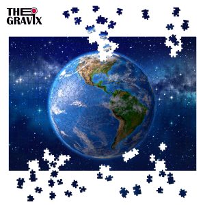 Wooden Puzzle "Planet Earth"