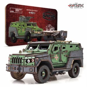 Деревянный Лицензионный 3D Конструктор "ББКМ VARTA 2" 472 деталей 35 см (04345)